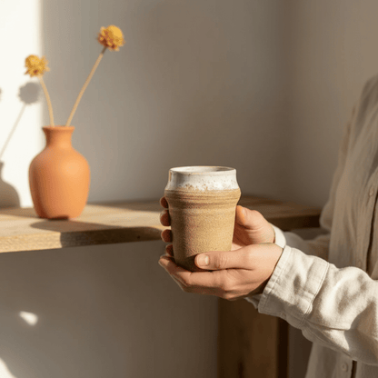 Tasse artisanale Queen – Laetitia Fauchère – Fabrication française en grès - Tasse | L'Artelier Déco