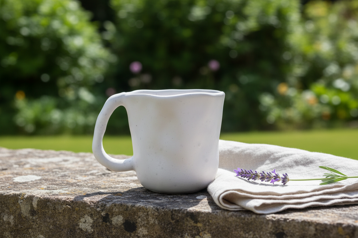 Tasse céramique - moment détente extérieur