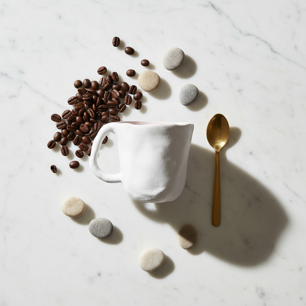 Tasse Rosée - flat lay
