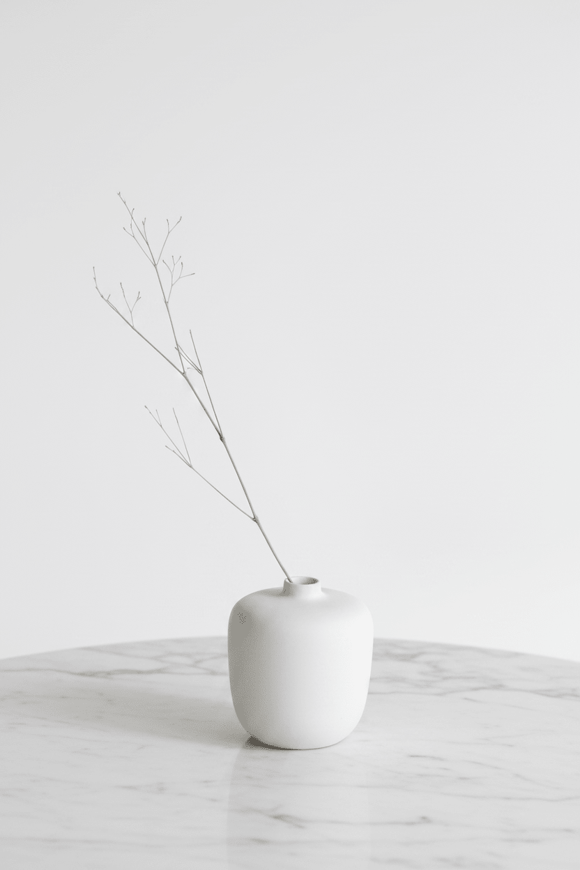 Vase blanc - Fait main - Vase | L'Artelier Déco