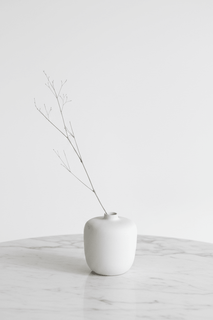 Vase blanc - Fait main - Vase | L'Artelier Déco