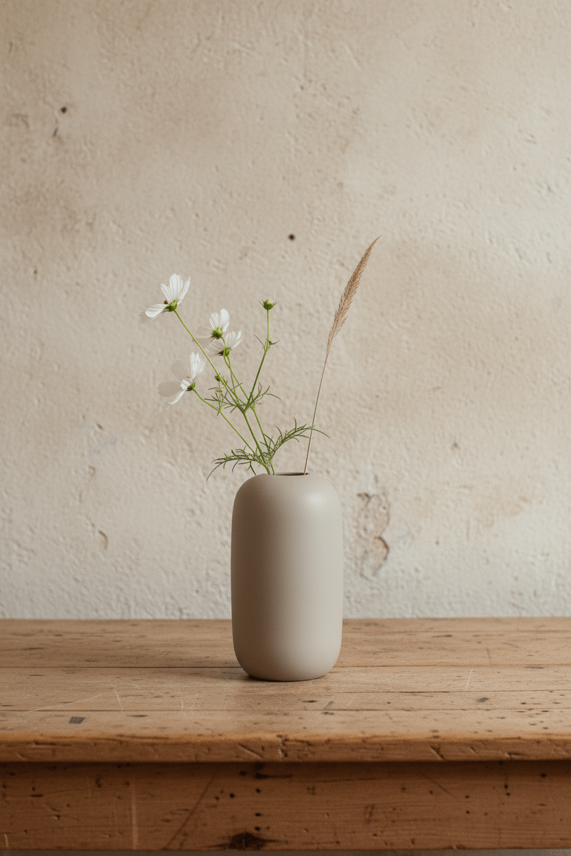 Vase crème – Fait main - Vase | L'Artelier Déco