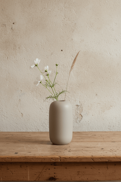 Vase crème – Fait main - Vase | L'Artelier Déco