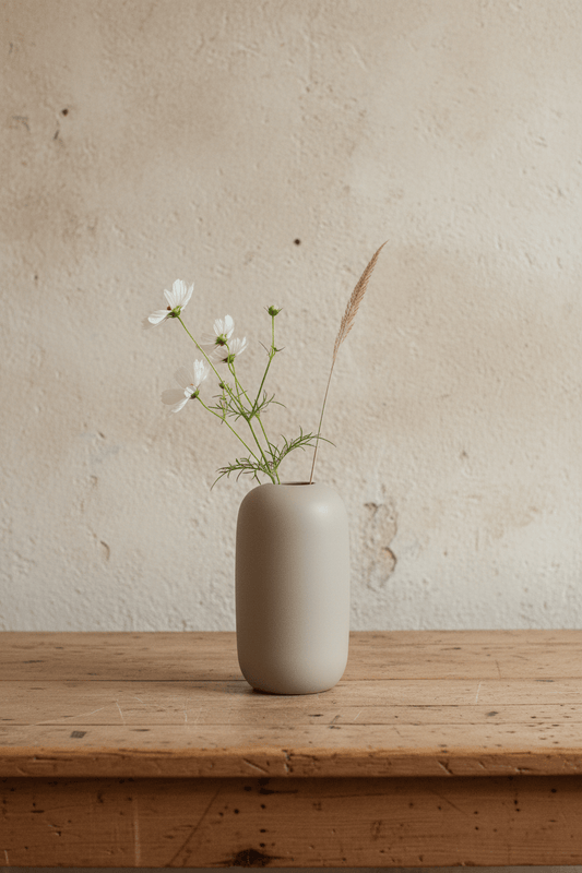 Vase crème – Fait main - Vase | L'Artelier Déco