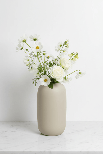 Vase crème – Fait main - Vase | L'Artelier Déco