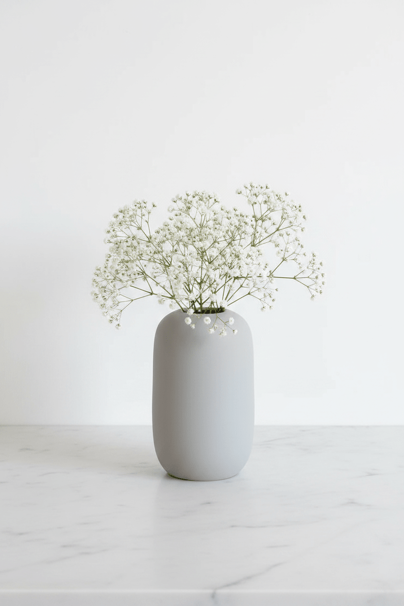 Vase gris – Fait main - Vase | L'Artelier Déco