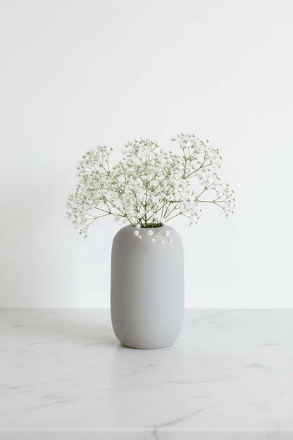 Vase gris – Fait main - Vase | L'Artelier Déco