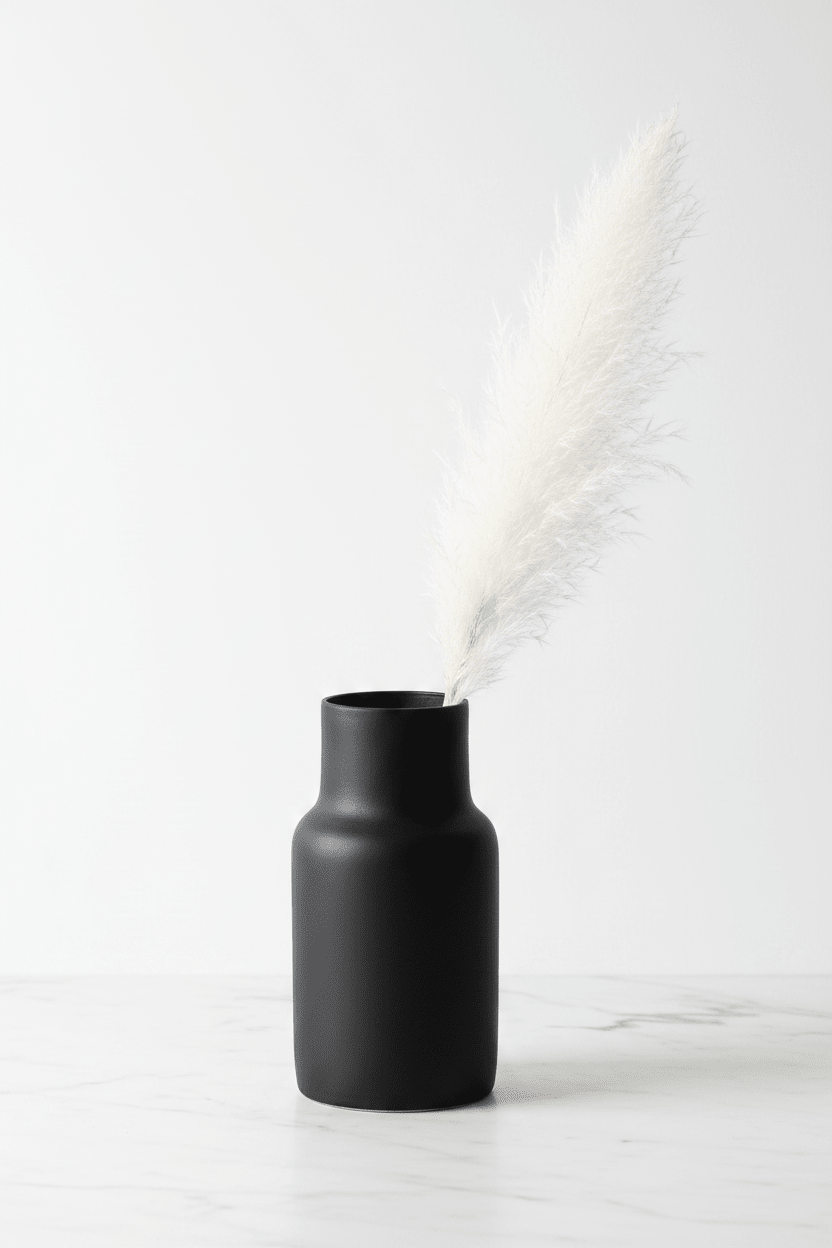 Vase noir - Fait main - Vase | L'Artelier Déco