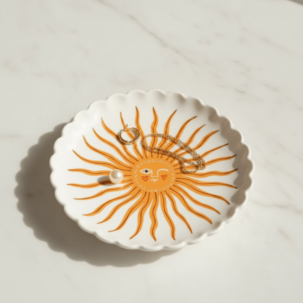 Vide - poche Sun en céramique - Vide poche | L'Artelier Déco